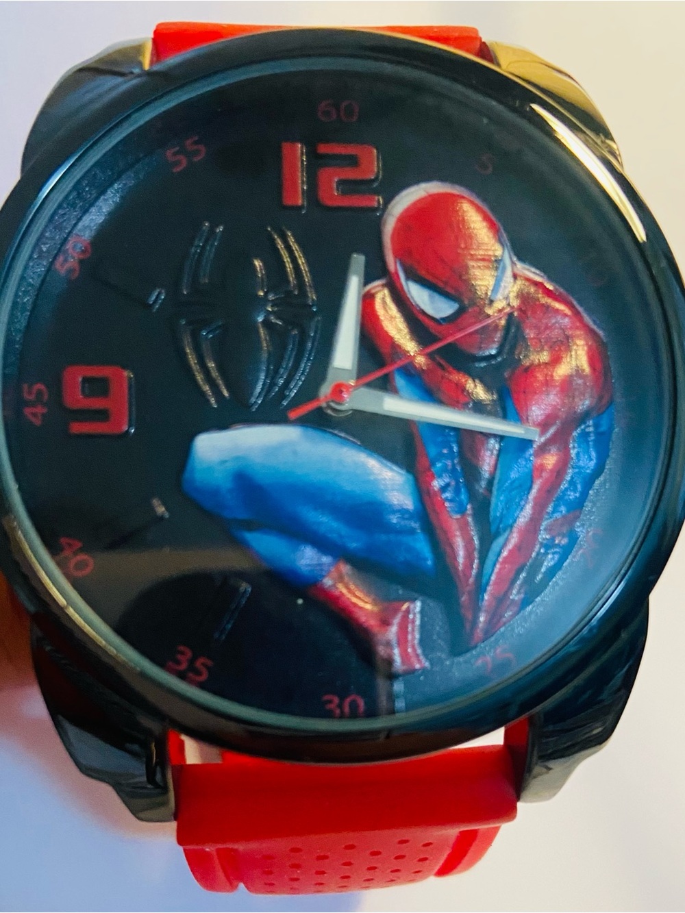 Marvel Red and Blue Spider-Man Kids' Analog Watch